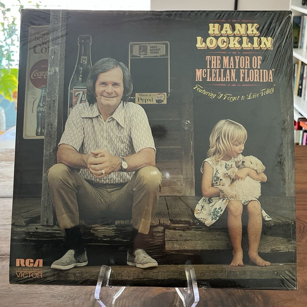 Hank Locklin The Mayor Of McLellan, Florida Vinyl LP 1972 RCA LSP-4800 Sealed